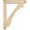 Ekena Millwork Imperial Arts and Crafts Rough Sawn Bracket w/ Offset Brace, Douglas Fir, 6"W x 30"D x 38"H BKT0604X30X38IMP03RDF - alternate 2